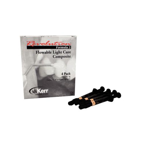 Kerr Dental 29495 Revolution Formula 2 Flowable Hybrid Composite Syringe A3 4/Pk Kerr Dental 29495 Revolution Formula 2 Flowable Hybrid Composite Syringe A3 4/Pk